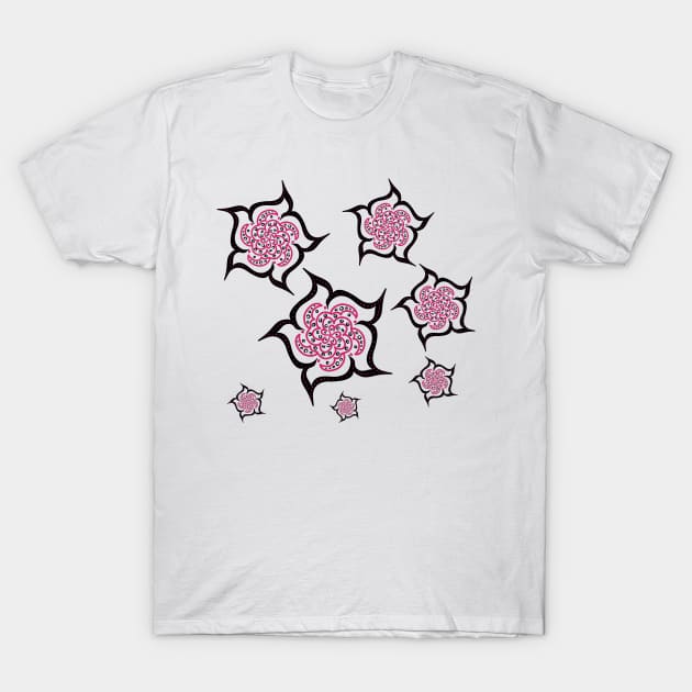 Florals T-Shirt by The E Hive Design